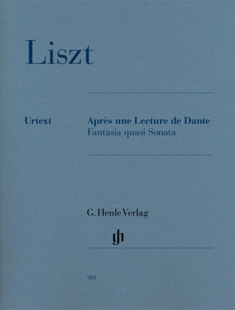 Apr�s une lecture de Dante f�r Klavier