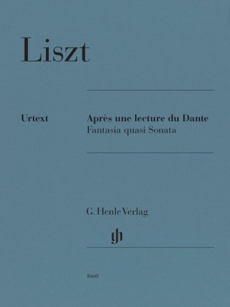 Apr�s une lecture du Dante (Fantasia quasi Sonata) f�r Klavier