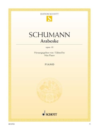 Arabeske op. 18 f�r Klavier
