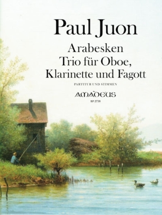 Arabesken op.73 f�r Oboe, Klarinette und Fagott Partitur und Stimmen