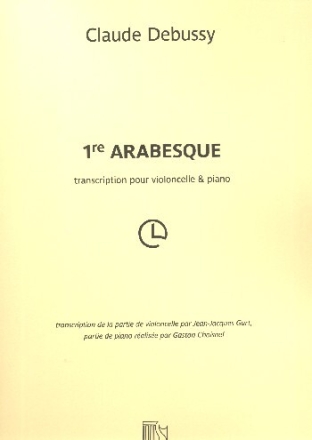 Arabesque no.1 pour violoncelle et piano