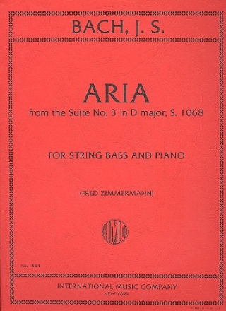 Aria from the Suite D major no.3 for string bass and piano
