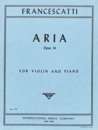 Aria op.14 for violin and piano