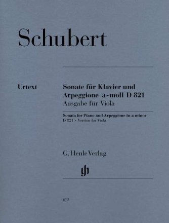 Arpeggione-Sonate a-Moll D821 f�r Viola und Klavier