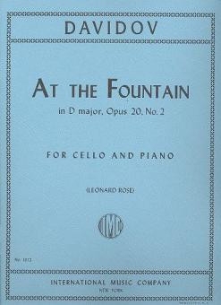 At the Fountain op.20,2 for violoncello and piano