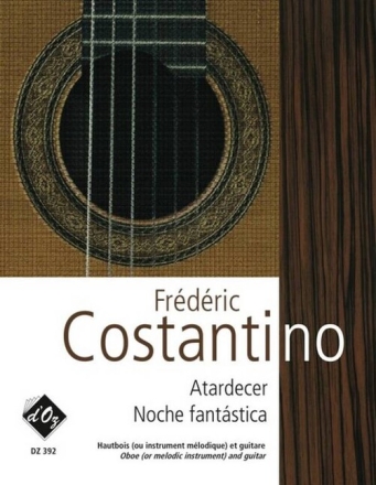 Atardecer,  Noche fant�stica pour hautbois (instrument m�lodique) et guitare  partition et parties