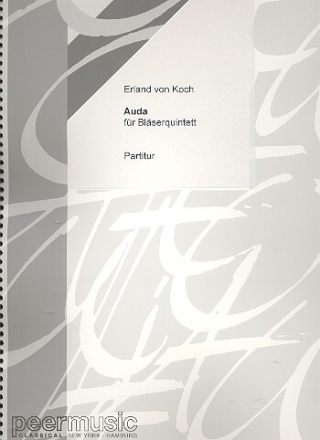 Auda f�r Blechbl�serquintett Partitur und Stimmen