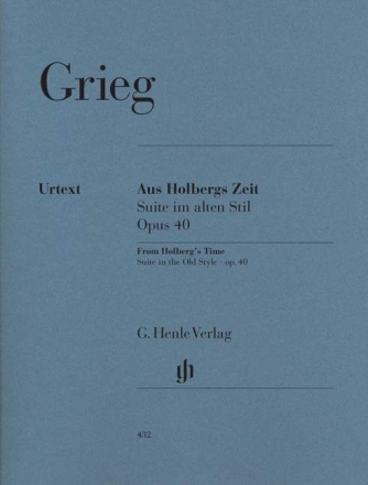 Aus Holbergs Zeit op.40 Suite im alten Stil f�r Klavier