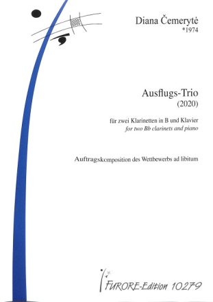 Ausflugs-Trio f�r 2 Klarinetten in B und Klavier Partitur und Stimmen