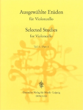 Ausgew�hlte Et�den Band 1 f�r Violoncello (erste und halbe Lage)
