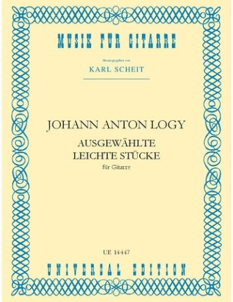 Ausgew�hlte leichte St�cke f�r Gitarre