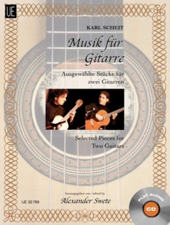 Ausgew�hlte St�cke (+CD) f�r 2 Gitarren,  Spielpartitur SCHEIT, KARL, ED