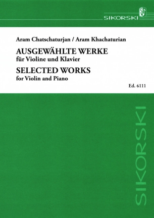 Ausgew�hlte Werke f�r Violine und Klavier