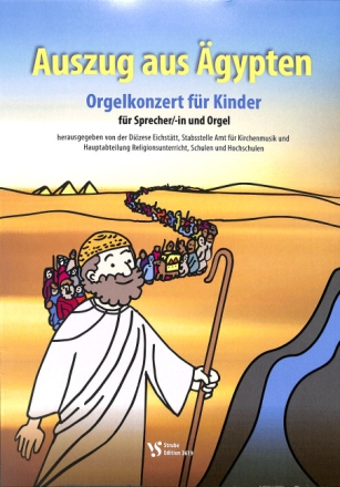 Auszug aus �gypten f�r Sprecher/in und Orgel Partitur