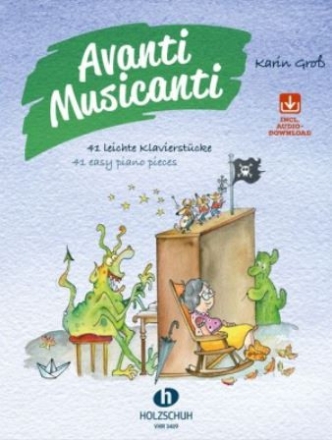Avanti Musicanti (+Online-Audio) f�r Klavier (leicht)