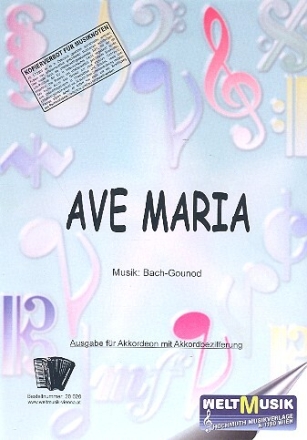 Ave Maria f�r Akkordeon