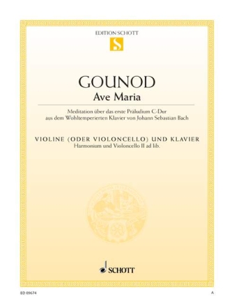 Ave Maria f�r Violine und Klavier