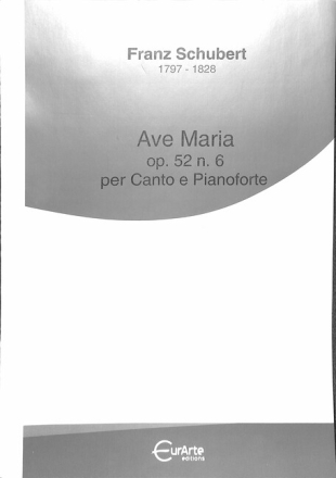 Ave Maria op.52,6 f�r Gesang und Klavier (B-Dur)