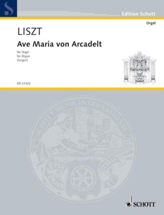 Ave Maria von Arcadelt f�r Orgel