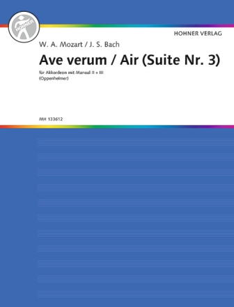 Ave Verum (Mozart) / Air aus der Suite Nr.3 (Bach) f�r Akkordeon M2/M3