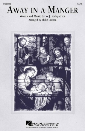 Away in a Manger for mixed chorus and piano chorus Score