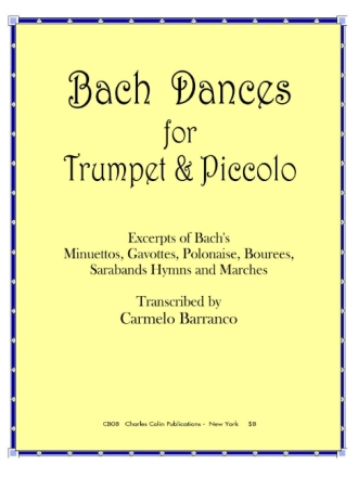 Bach Dances for trumpet (piccolo)
