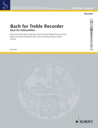 Bach for treble recorder
