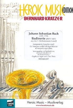 Badinerie BWV1067 (c-Moll) f�r Trompete in B/C und Orgel (Klavier)