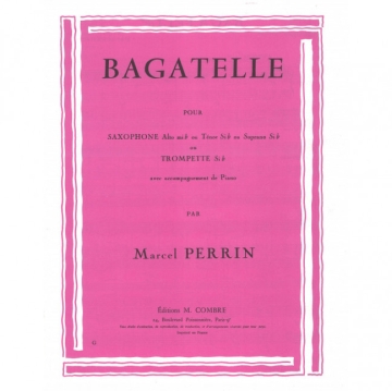 Bagatelle pour saxophone (alto, tenore ou soprano) ou trompette et piano