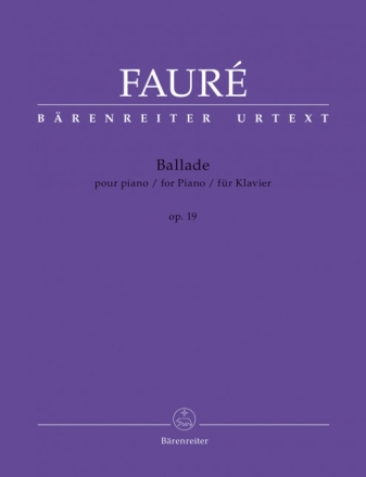 Ballade Fis-Dur op.19 f�r Klavier