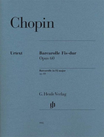 Barcarolle Fis-Dur op.60 f�r Klavier