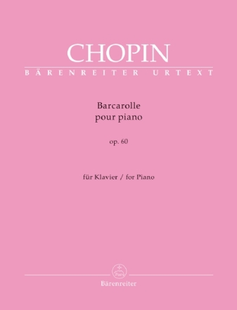 Barcarolle Fis-Dur op.60 f�r Klavier