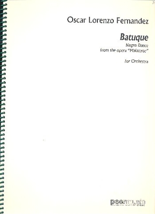 Batuque for large orchestra score