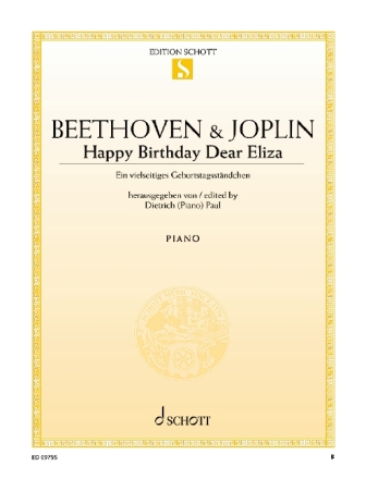 Beethoven, Ludwig van / Joplin, Scott: Happy Birthday Dear Eliza f�r Klavier