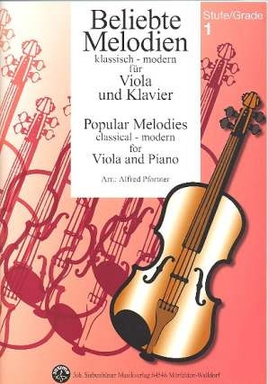 Beliebte Melodien Band 1 (Stufe 1) f�r Viola und Klavier