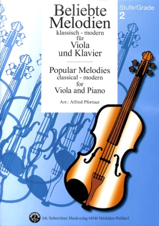 Beliebte Melodien Band 3 (Stufe 2) f�r Viola und Klavier