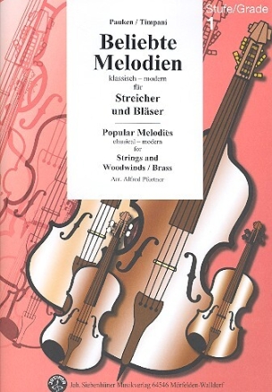 Beliebte Melodien Stufe 1 f�r flexibles Ensemble Pauke