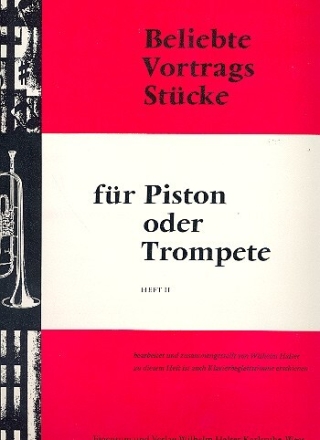 Beliebte Vortragsst�cke Band 2 f�r Trompete (und Klavier) Trompete solo