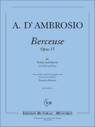 Berceuse op.15 f�r Violine und Klavier