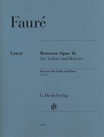 Berceuse op.16 f�r Violine und Klavier
