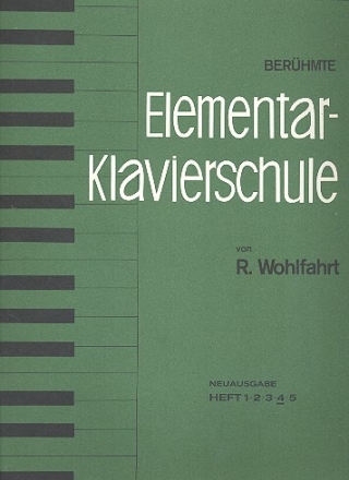 Ber�hmte Elementar-Klavierschule op.222 BAND 4