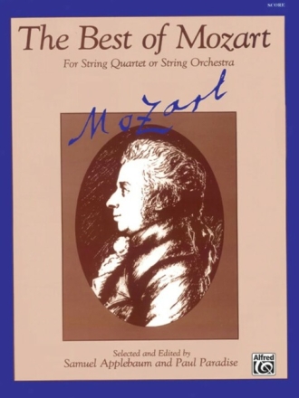 Best Of Mozart  Score STRING ORCHESTRA