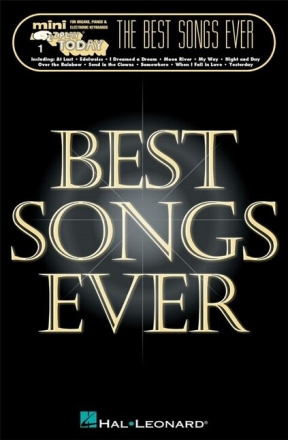 Best Songs ever: for keyboard (organ/piano) Mini E-Z play today vol.1