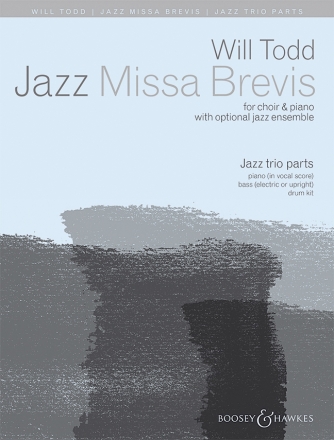 BH13230 Jazz Missa brevis for mixed chorus and piano (jazz ensemble ad lib) parts for jazz trio