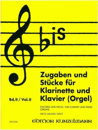 Bis Band 2 - Zugaben und St�cke f�r Klarinette und Orgel