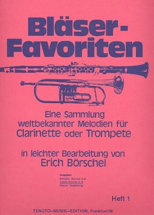 Bl�ser-Favoriten Band 1 2. Stimme in B