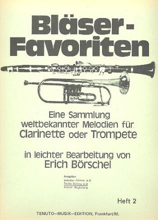 Bl�ser-Favoriten Band 2 2. Stimme in B