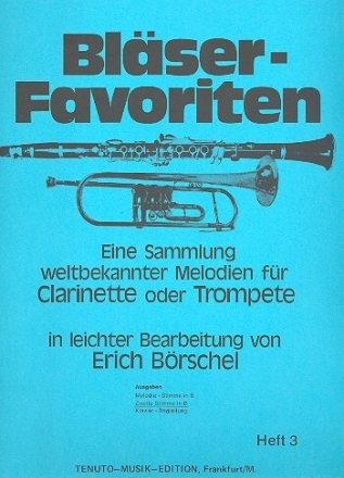 Bl�ser-Favoriten Band 3 2. Stimme in B