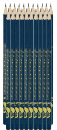 Bleistift 9. Symphonie normale Rundform ohne Radiergummi, blau Verpackungseinheit (Box) enth�lt 100 Exemplare