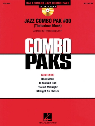 Blue Monk for jazz ensemble piano/conductor